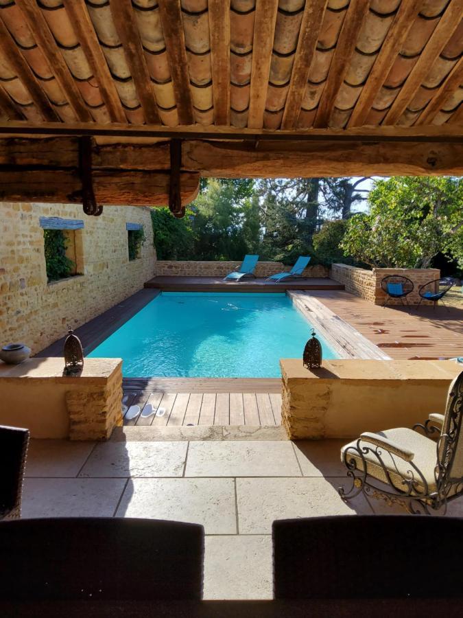 Lodges En Pierres Dorees Saint-Germain-Nuelles Екстериор снимка